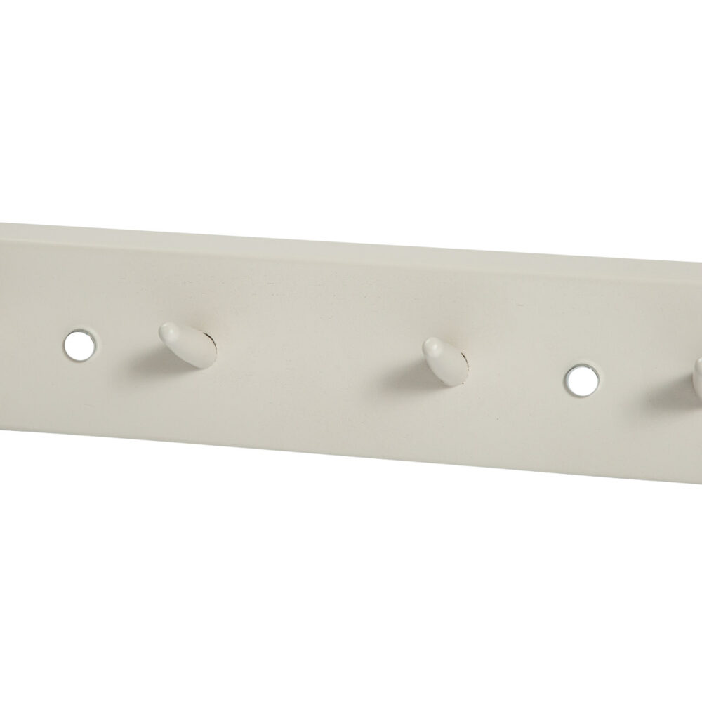 hancock painted wooden coat hook - chalk