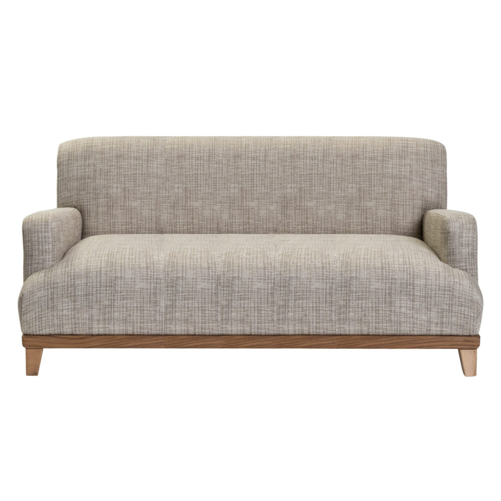 hove 2 seat scandi style sofa - light grey fabric