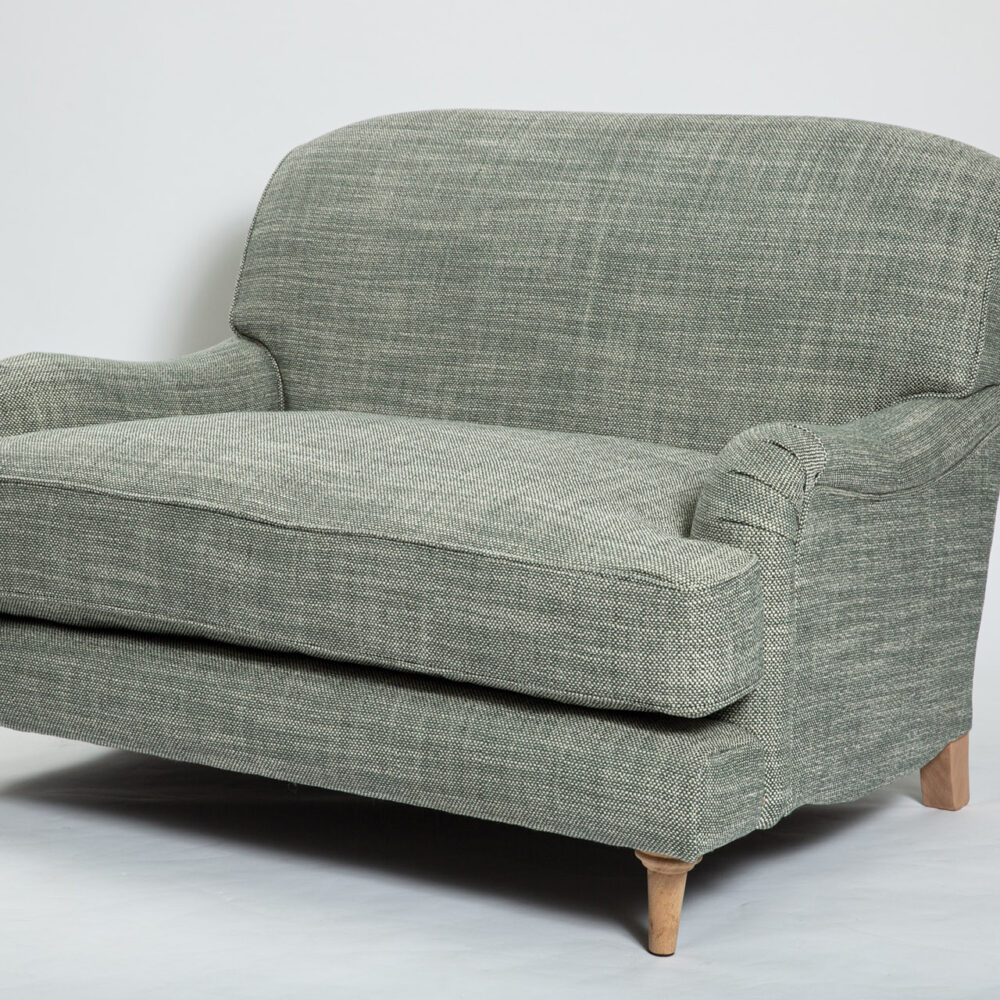 Lewes compact sofa - classic contemporary small sofa - Newport Russian Green