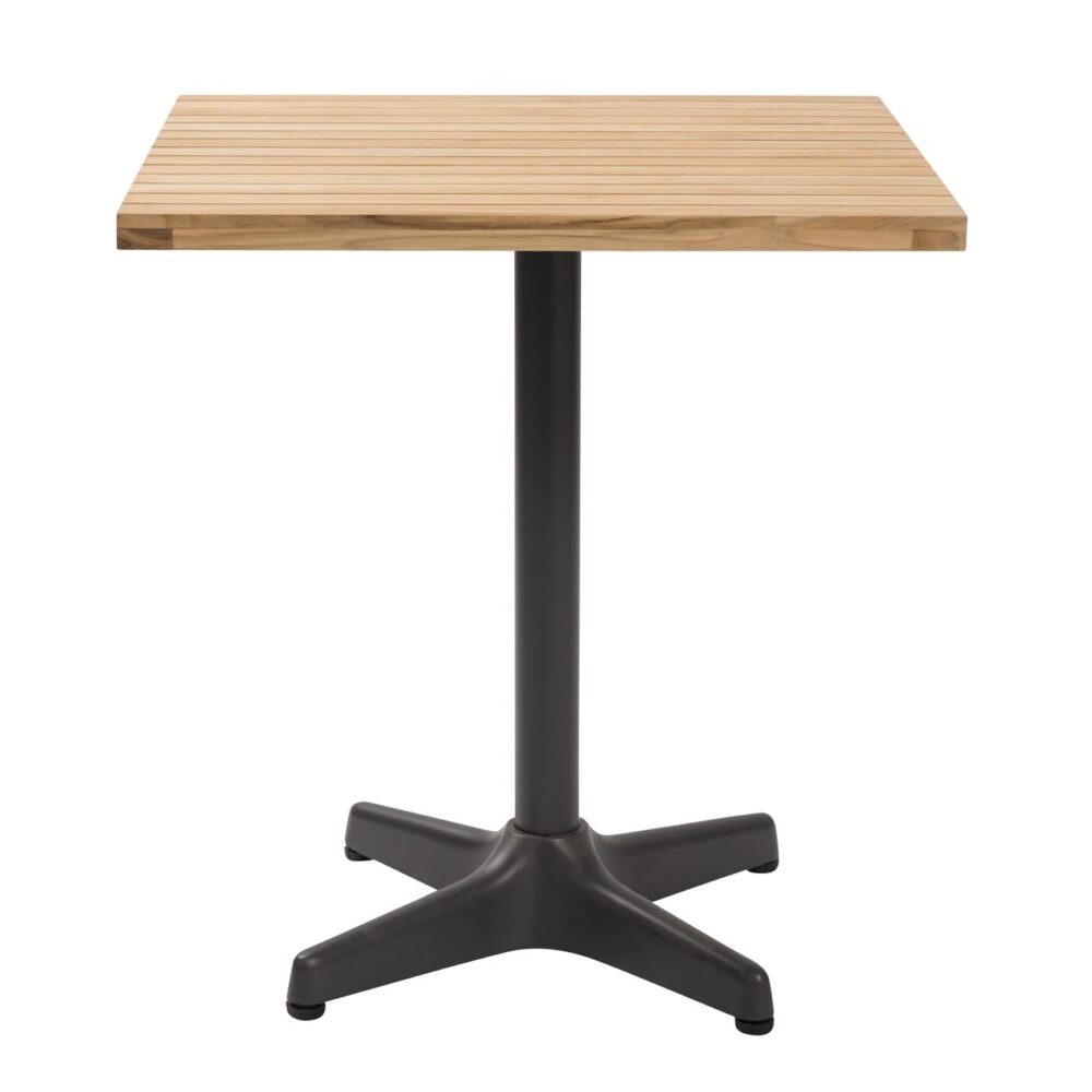 oxford base - anthracite & antibes 70cm sq. outdoor top - teak