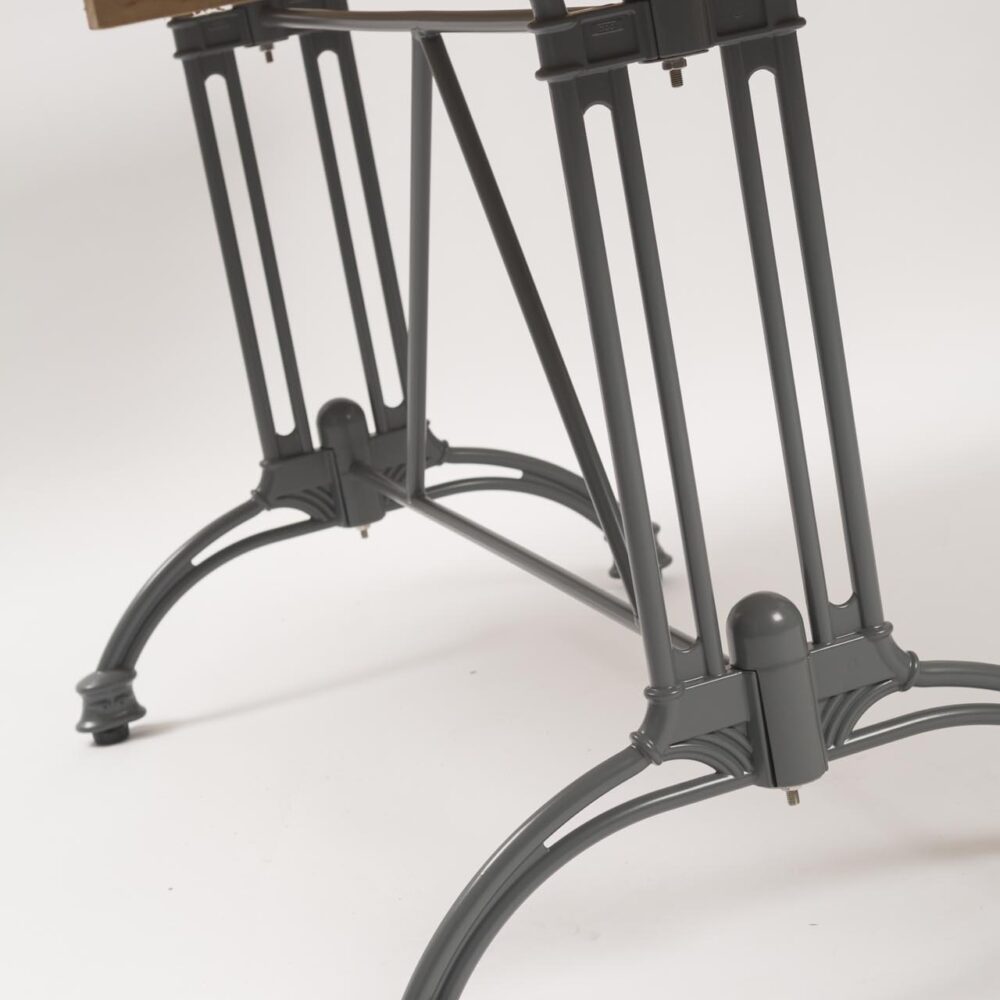 pigalle rectangular base anthracite - detail