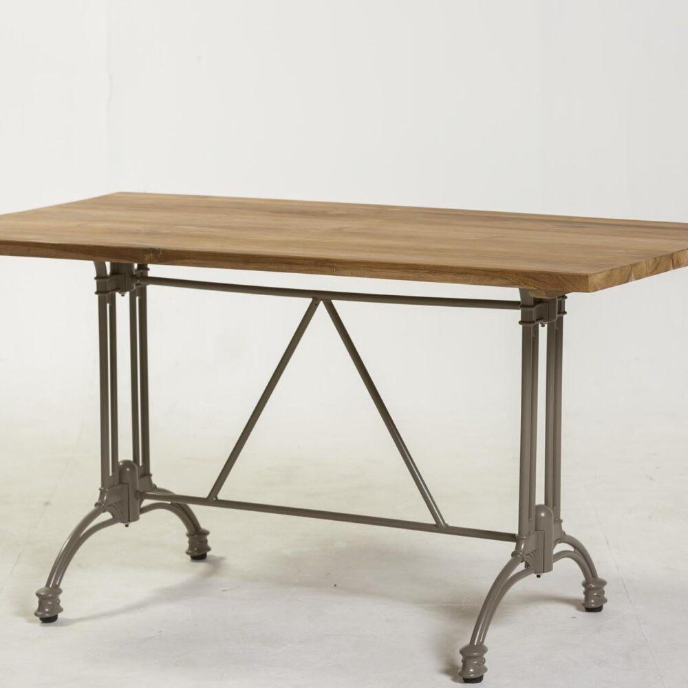 wooden top and pigalle rectangular base - kubu