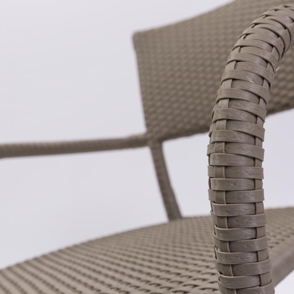 Rollo outdoor dining armchair kubu - detail