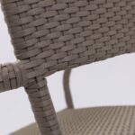 Rollo outdoor dining armchair kubu - detail