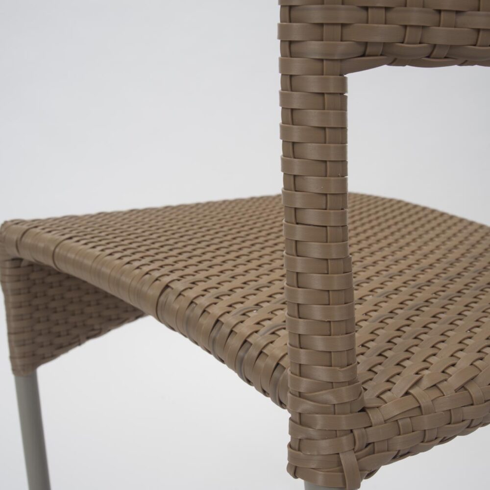 Rollo Outdoor Dining Chair - Camel - Detail