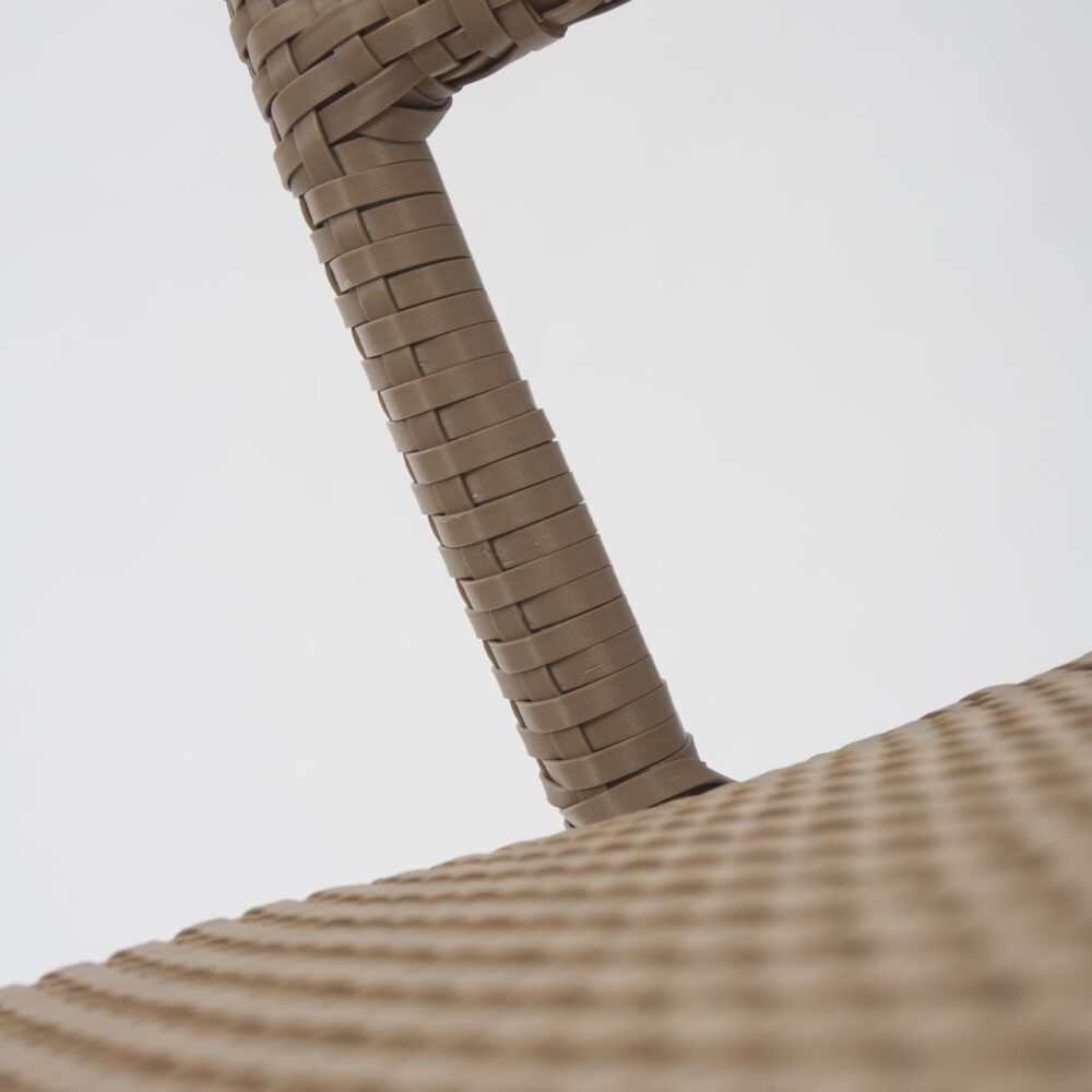 Rollo Outdoor Dining Chair - Camel - Detail