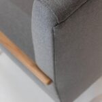 shoreditch high back armchair - profile