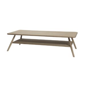 shoreditch 160cm large wooden coffee table - scandi modern style