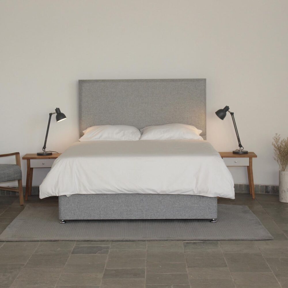 5ft premier divanset mood - burlap steel - 1,000 count mattress