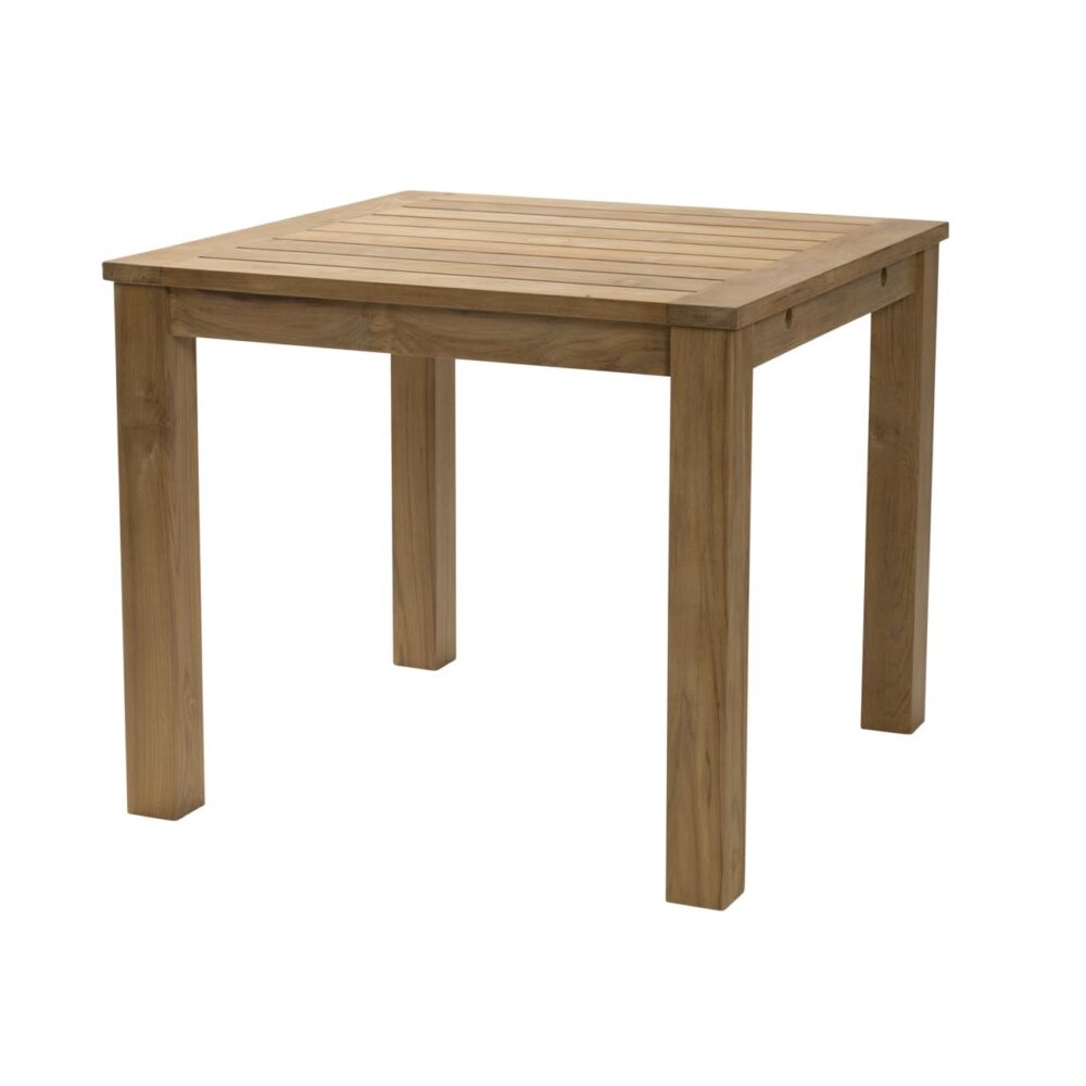 antibes outdoor dining table - 85cm square - teak