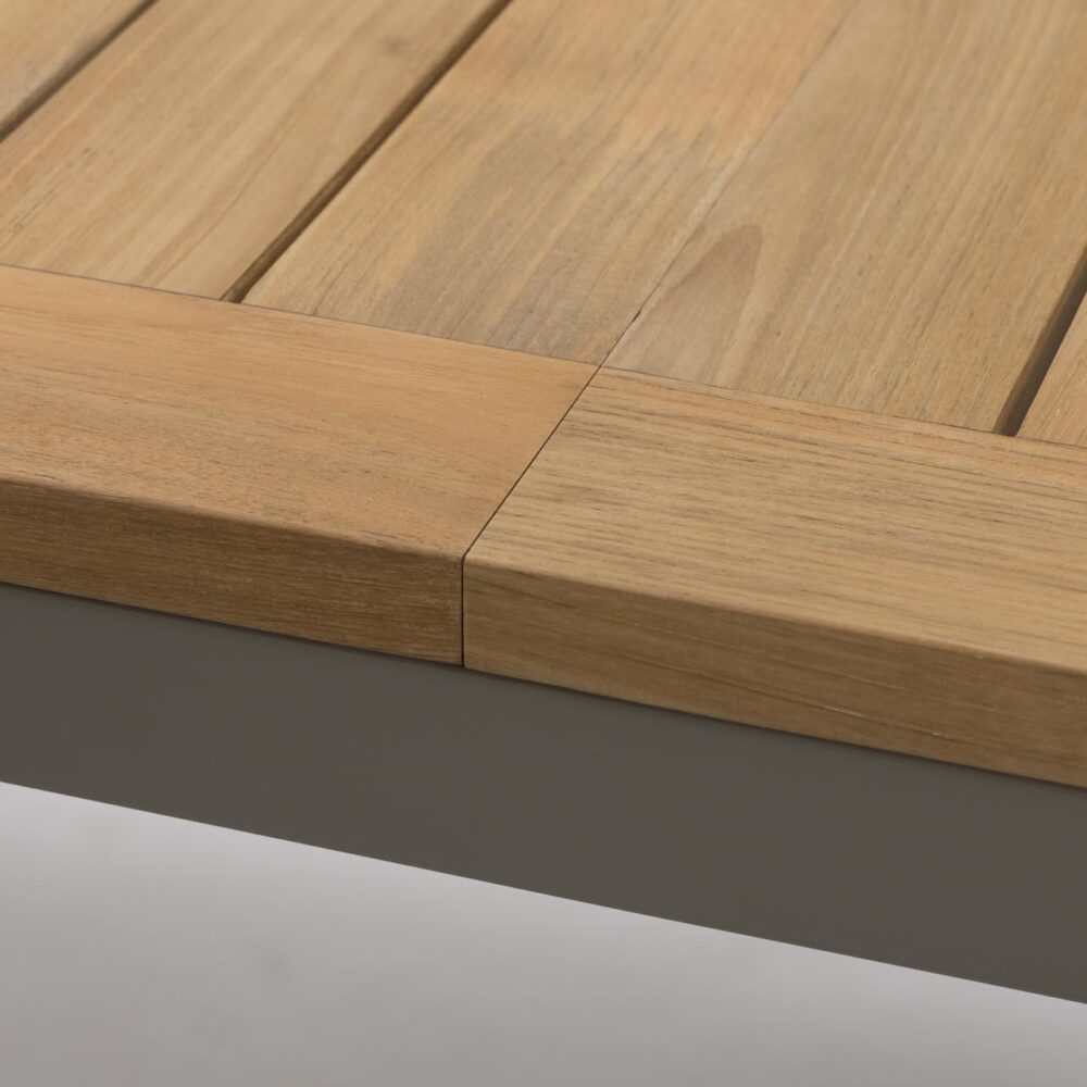 atlantic extending table - extension leaf detail - table before it extends