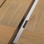 atlantic extending table - extension leaf detail - locating points for extensions