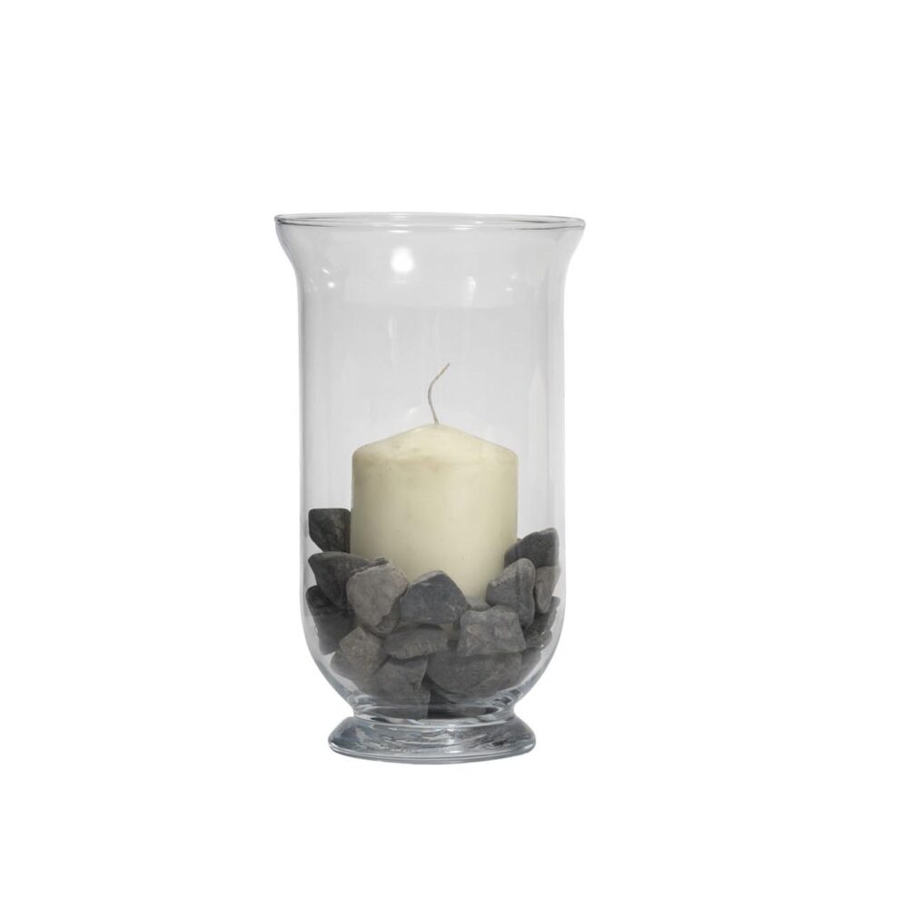 bedouin glass hurricane lamp medium - 25cm