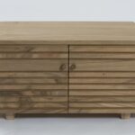 chameleon 75cm low unit - with wooden feet and handles