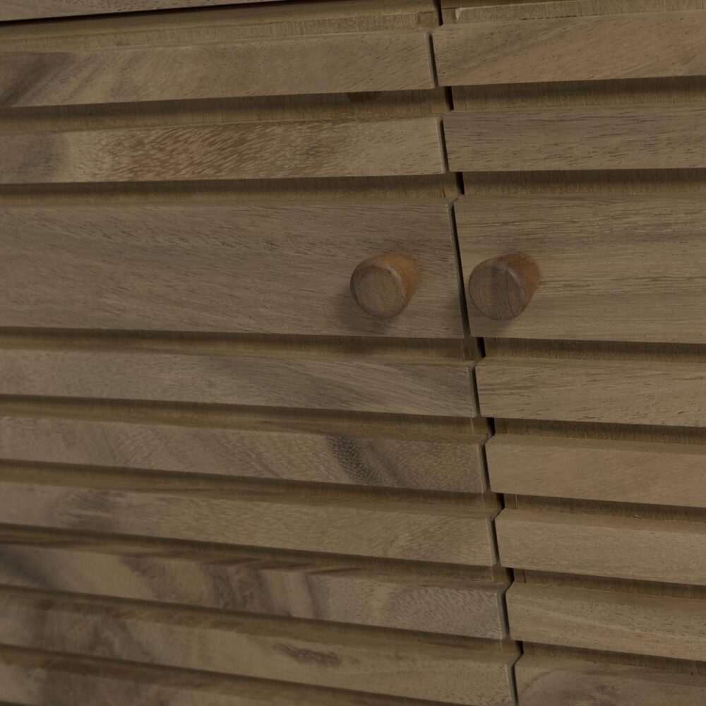 chameleon 75cm low unit - wooden handle detail
