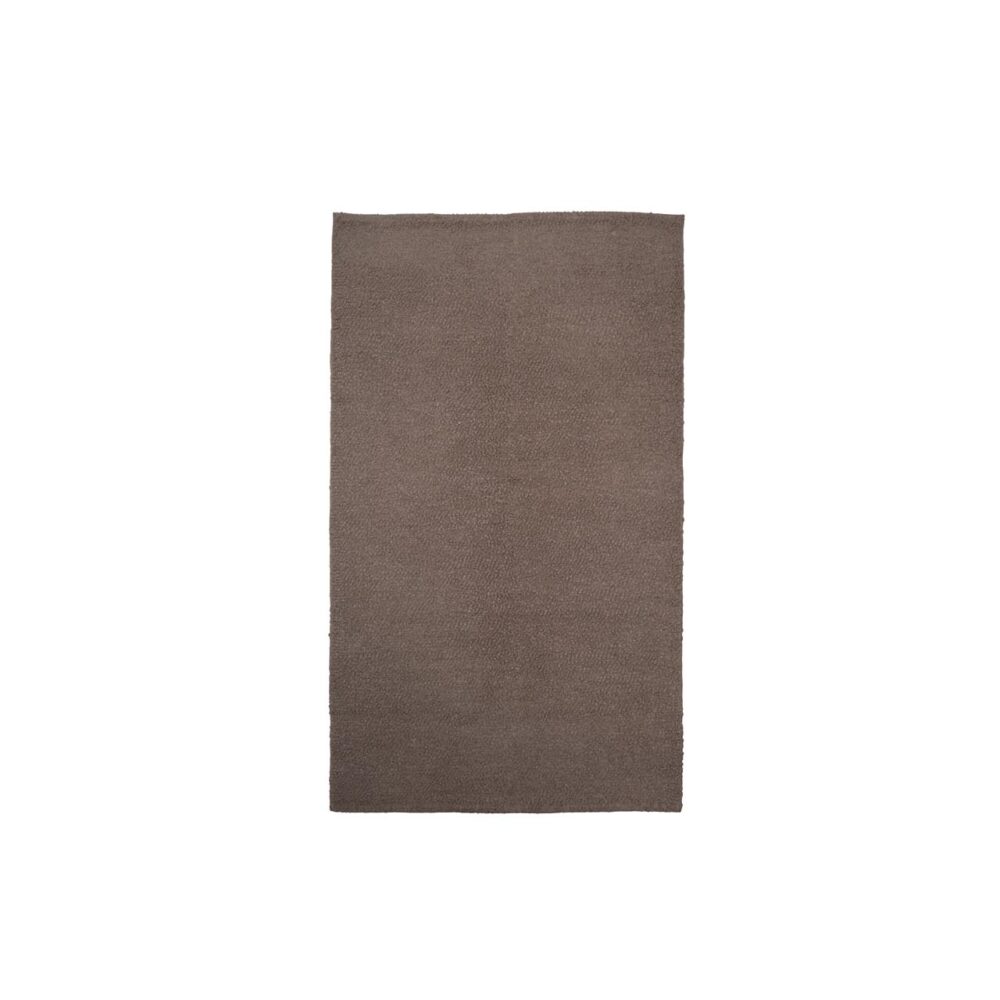 fleece wool rug - 100 x 150 - clay