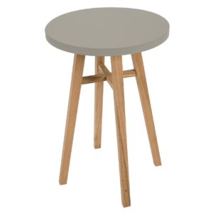 kinsale 40cm tables - shale - occasional table with painted top and wooden base