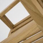 menton outdoor armchair - teak - detail
