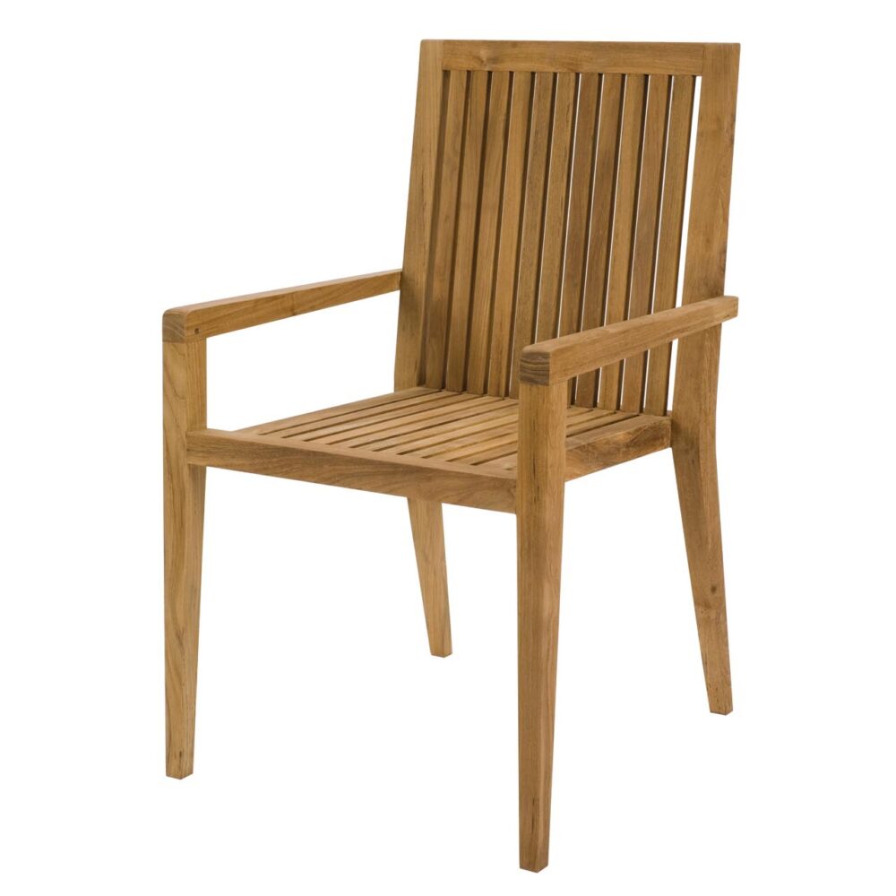 menton outdoor armchair - teak