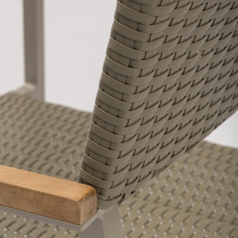 modena outdoor dining chair - kubu - weave detail