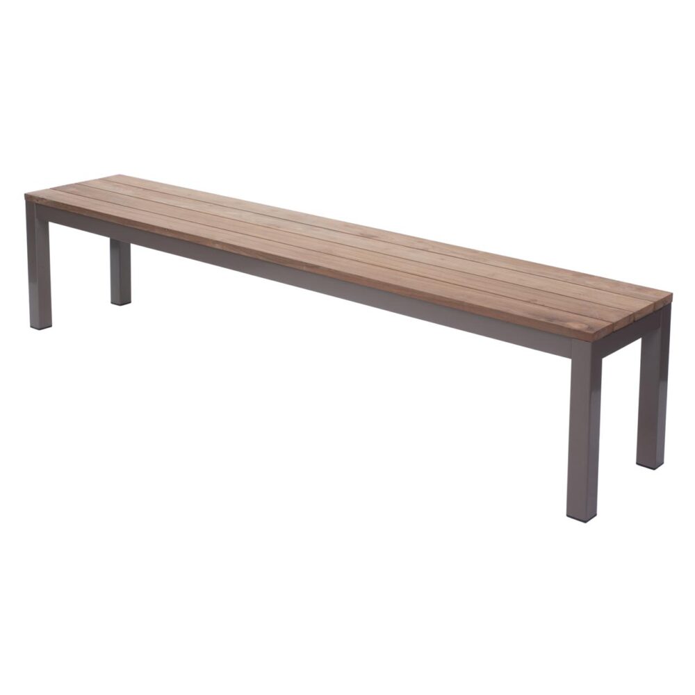 reclaim outdoor dining bench - kubu / teak