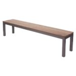 reclaim outdoor dining bench - kubu / teak