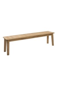shoreditch outdoor dining bench - teak