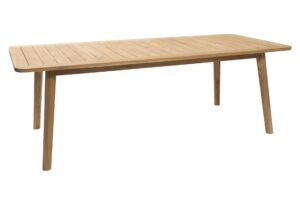 shoreditch outdoor dining table - teak - rectangular table