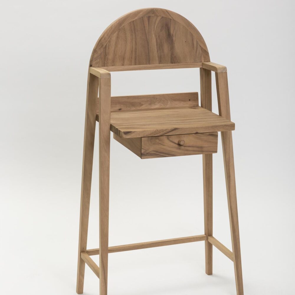 enso hardwood bureau or hallway table - natural finish