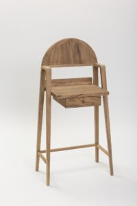 enso hardwood bureau or hallway table - natural finish