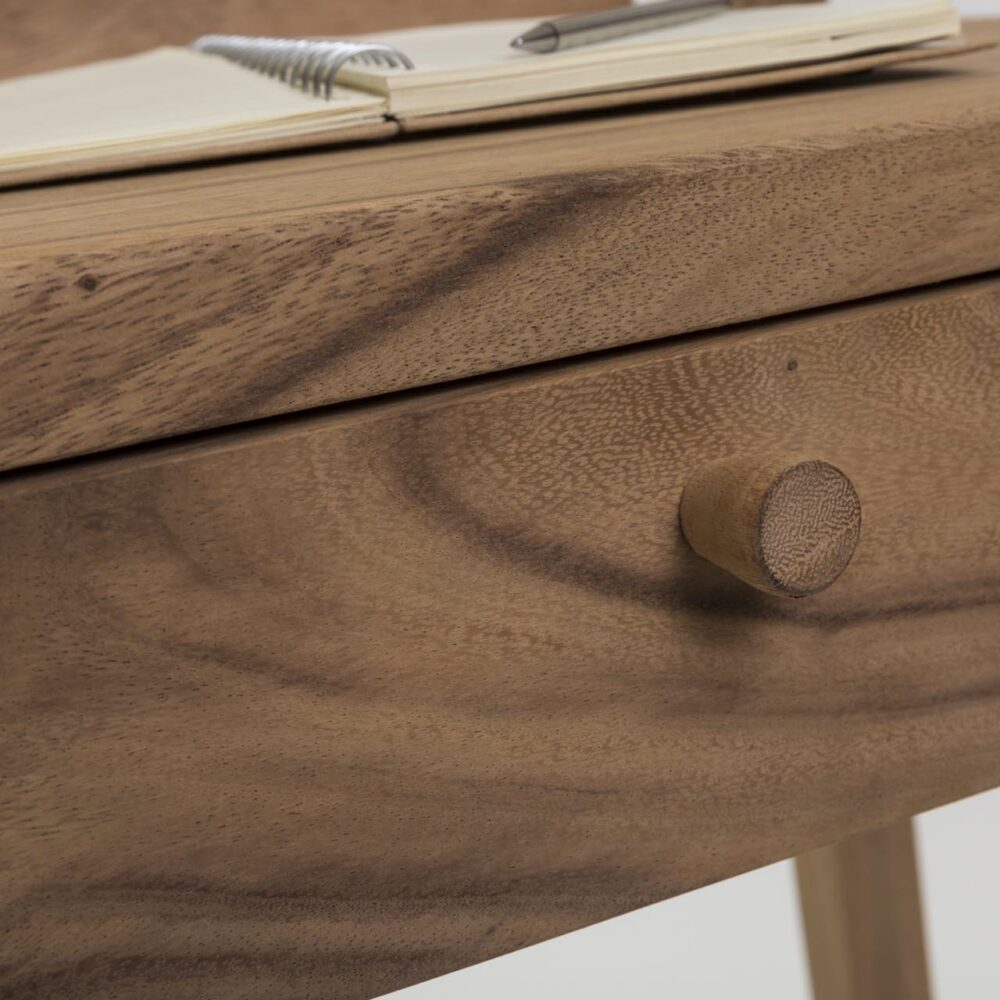 enso wooden bureau - drawer detail