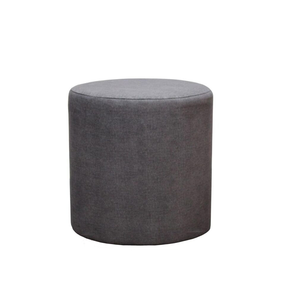 lyon 45cm drum stool - upholstered circular drum stool