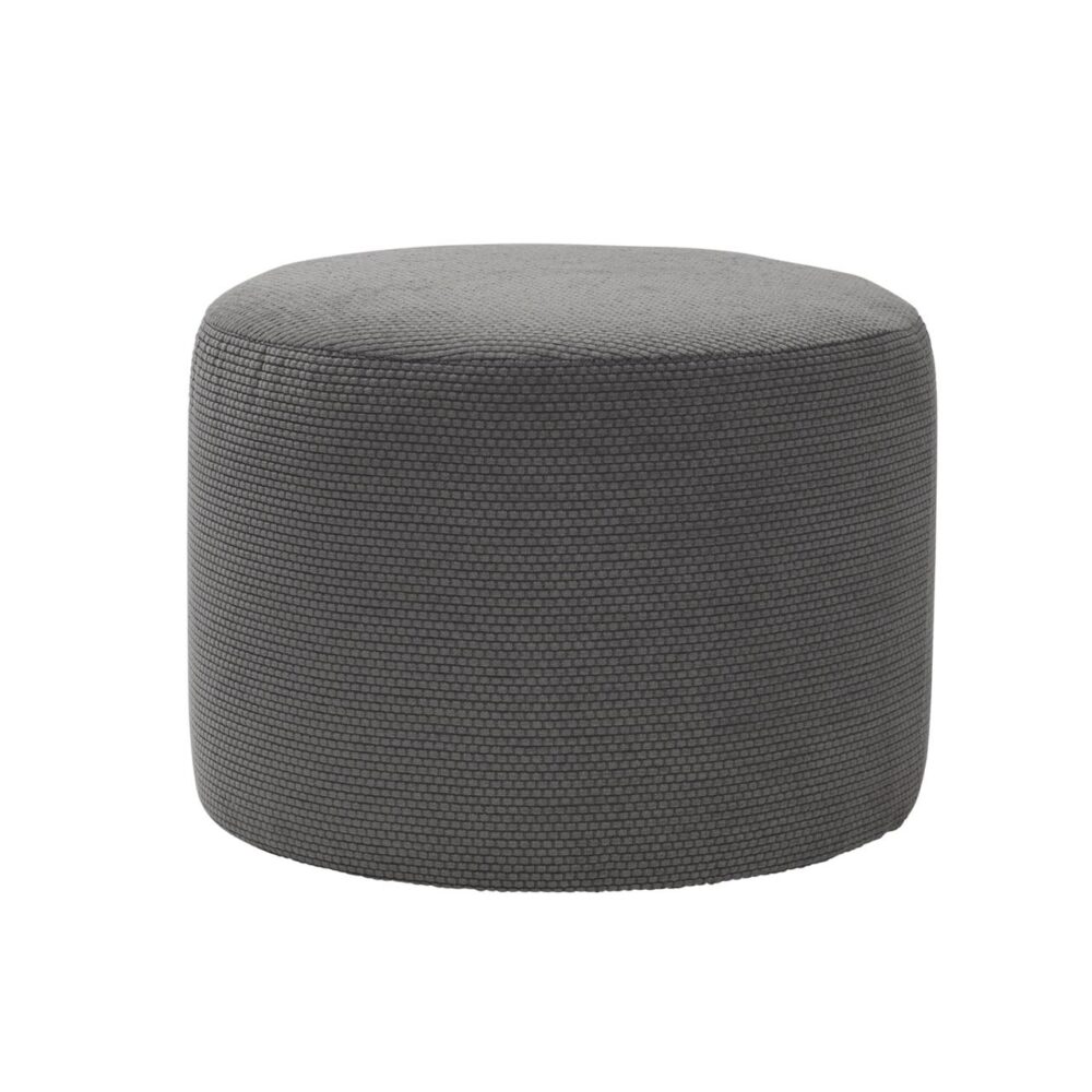 lyon 60cm circular stool - wide upholstered stool / table