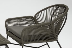 miyako easy chair pad - slate made to order pad