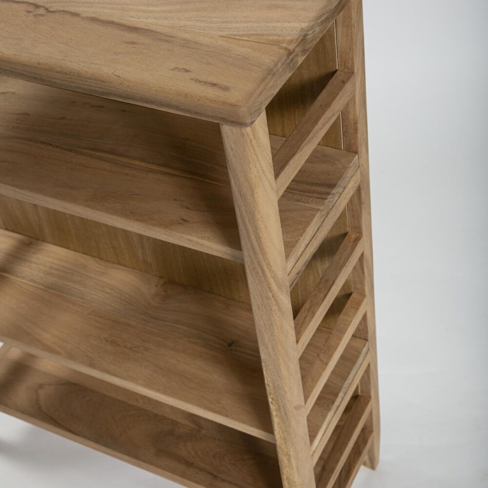 stroma wooden bookshelf 92cm - detail