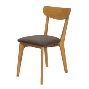 bow dining chair with upholstered seat