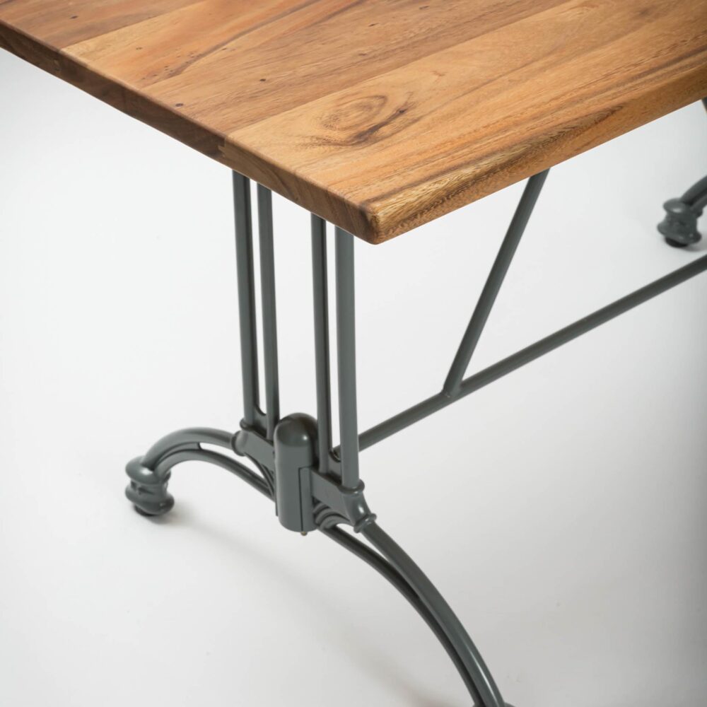 canteen wooden table top - rectangular detail
