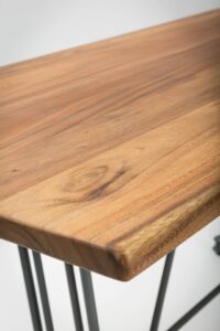 canteen wooden table top - rectangular detail