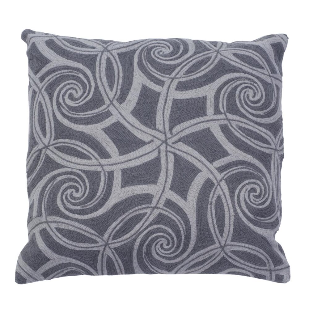crewel 45cm cushion cover - monoblock - embroidered cushion cover