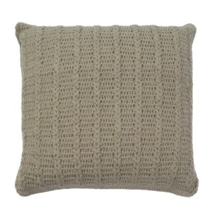 45cm crochet cushion cover - prairie green