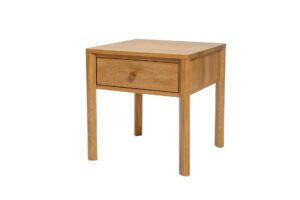 guest bedside table - oiled oak