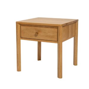 guest bedside table - oiled oak