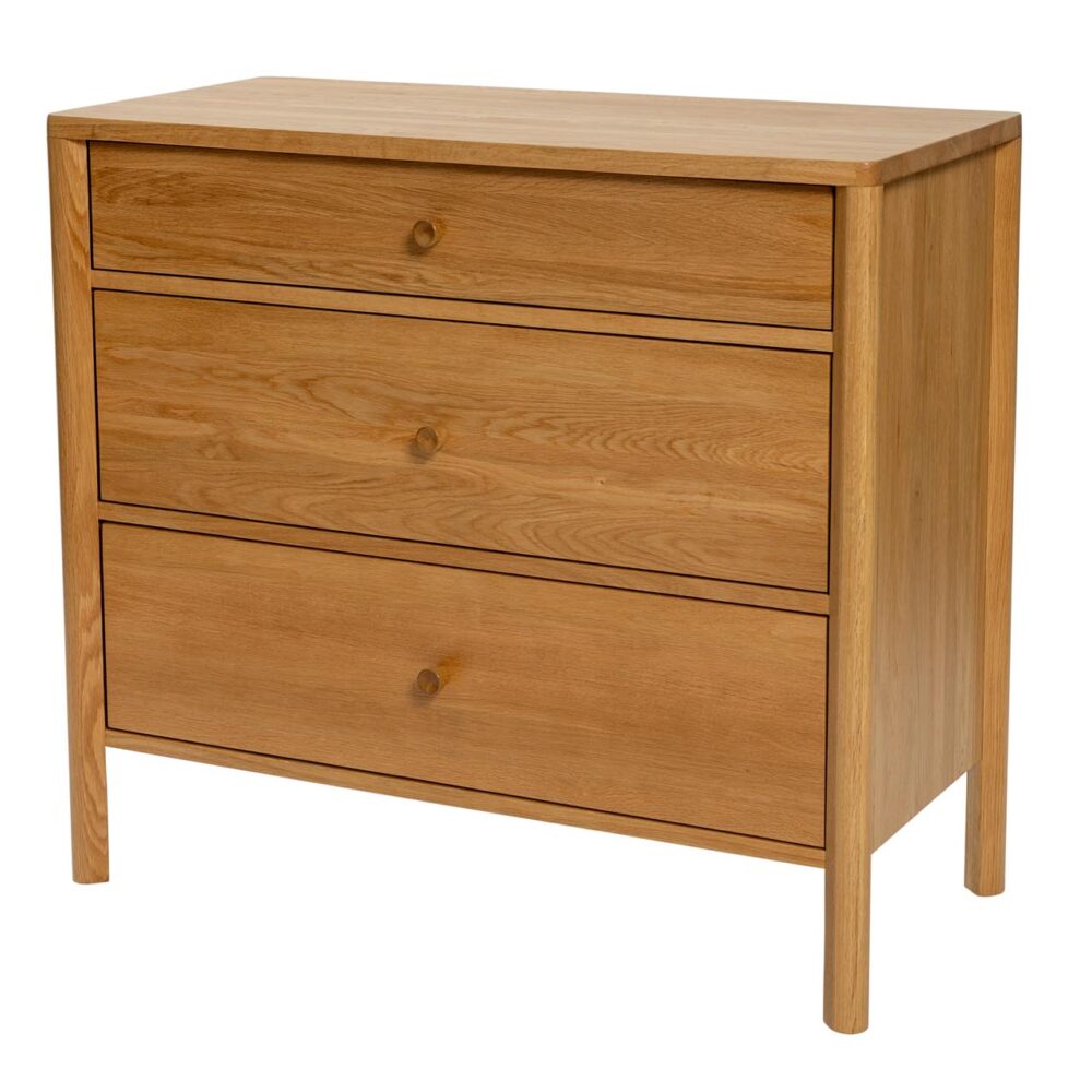 guest chest of drawers - solid oak chest of drawers
