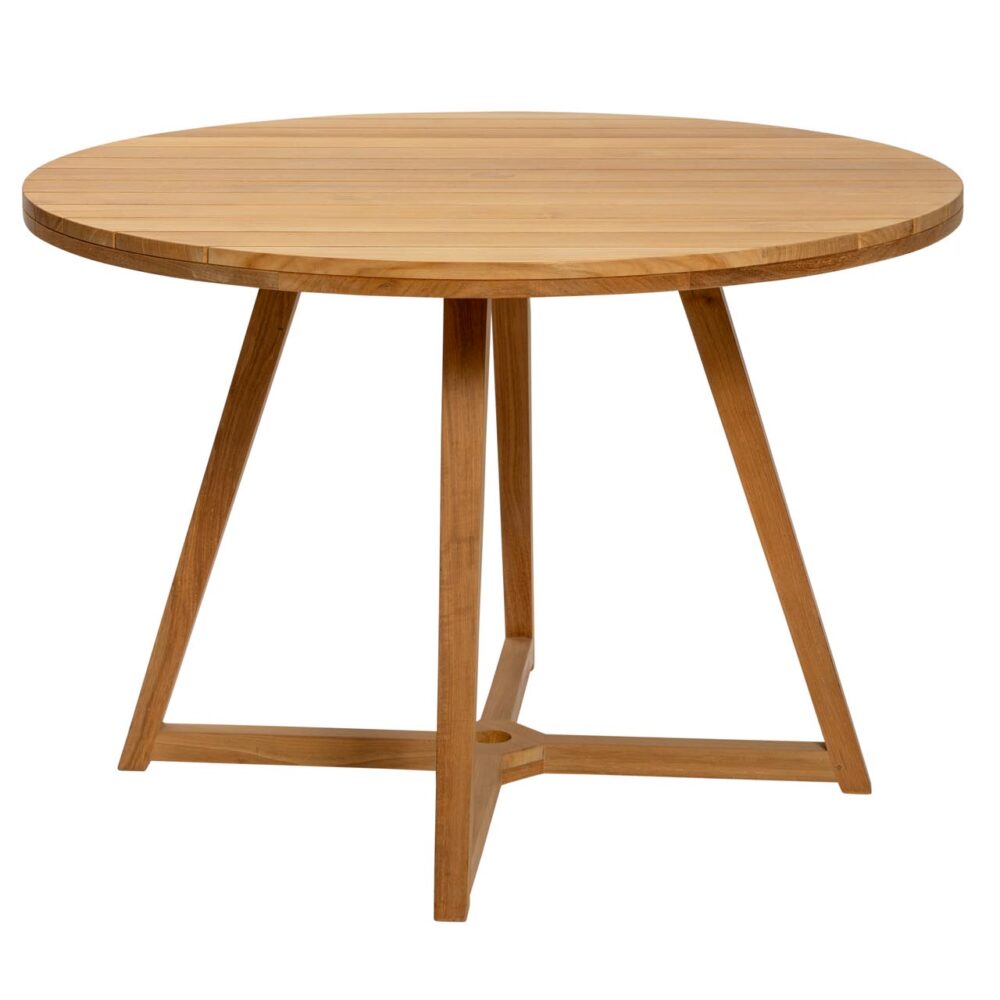kinsale 110cm outdoor dining table - teak