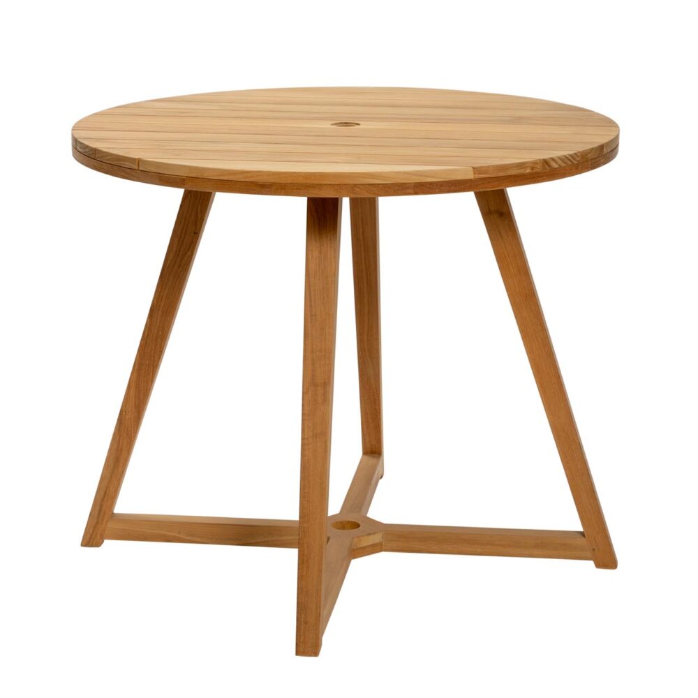 kinsale 90cm outdoor dining table - teak