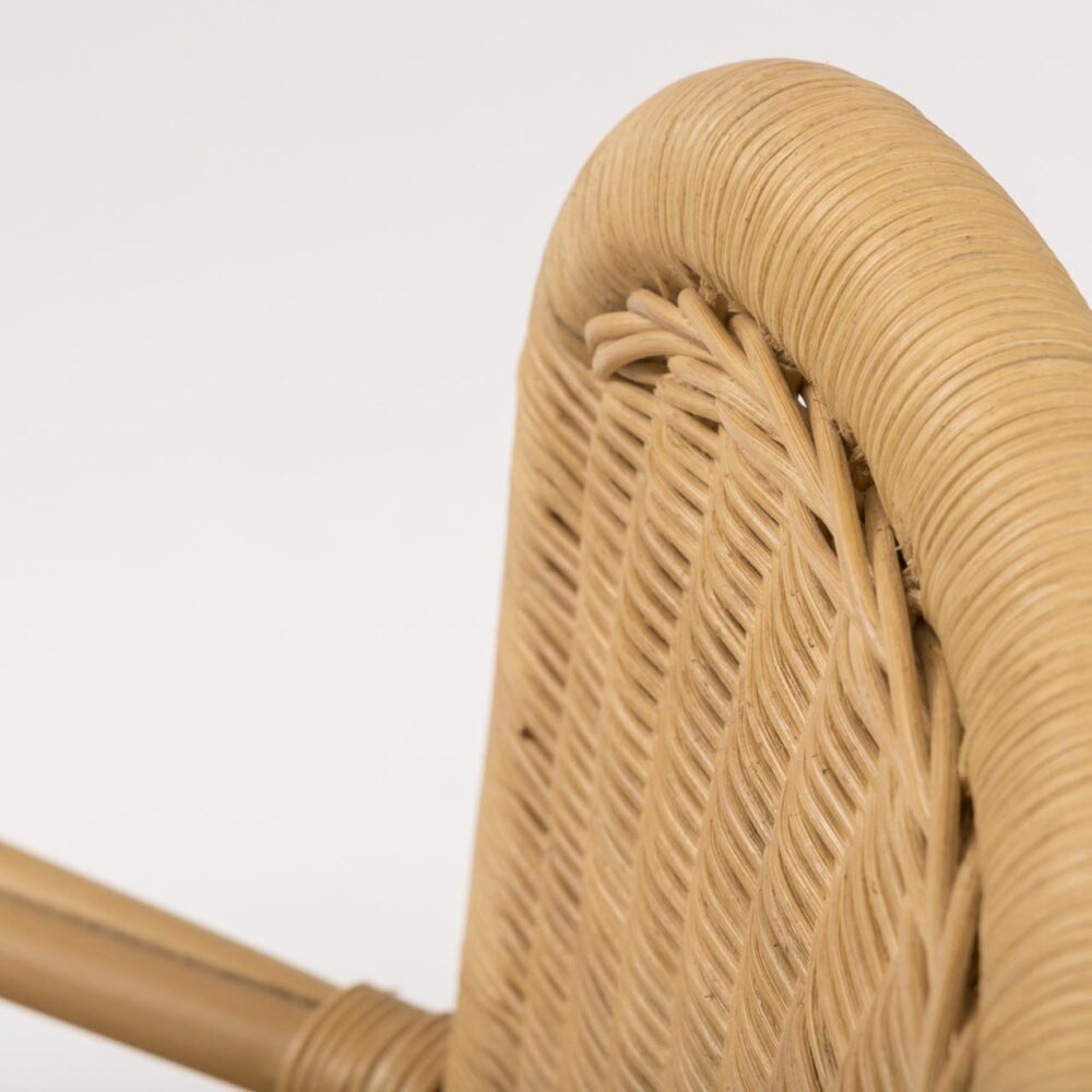rapallo rattan easy chair - weave detail