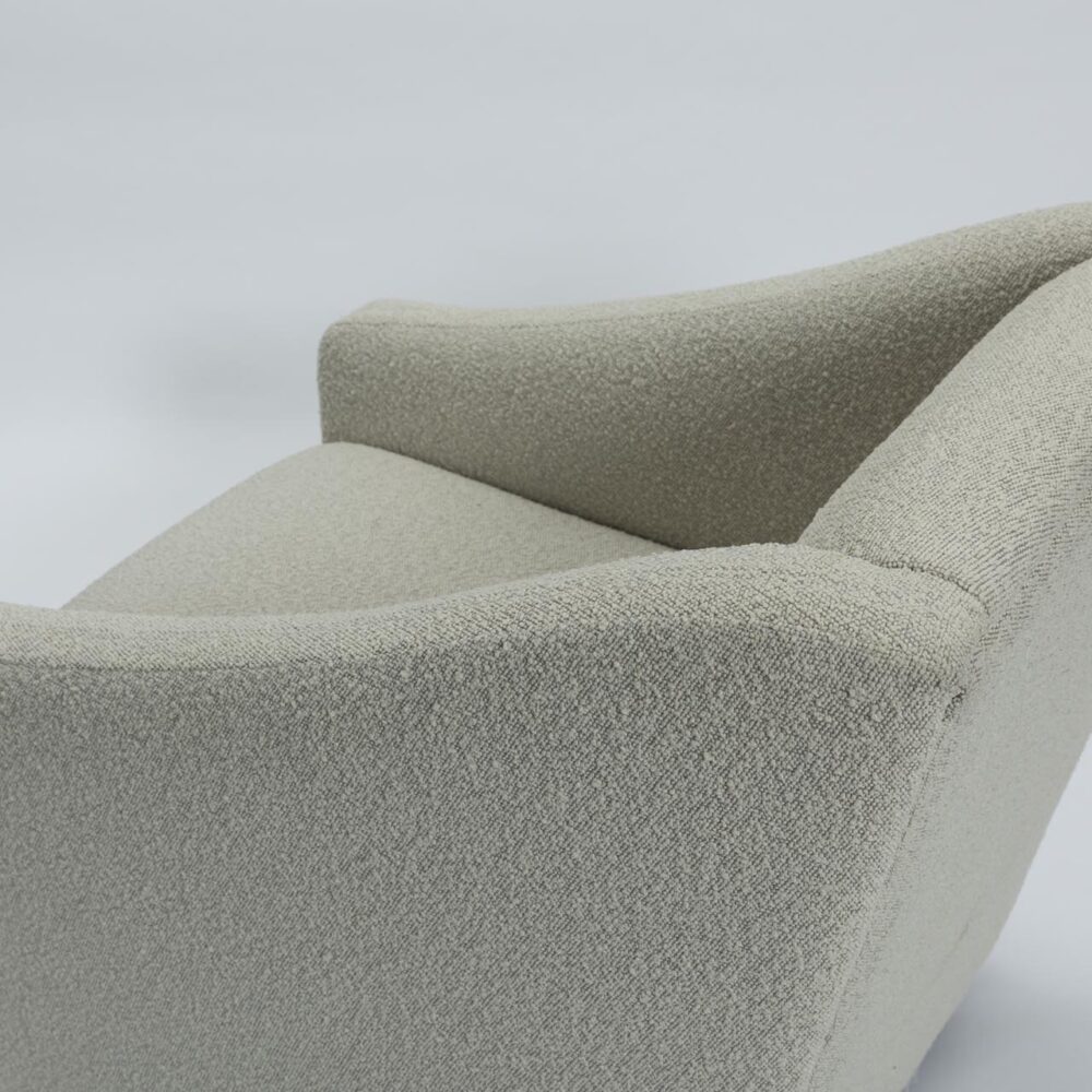 stresa upholstered armchair detail