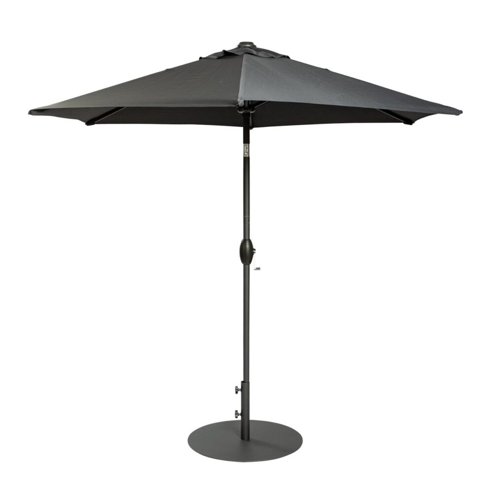 aluminium parasol - 2.5m diameter - anthracite
