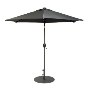 aluminium parasol - 2.5m diameter - anthracite