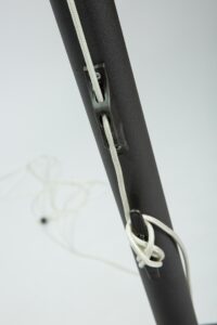 aluminium parasol - 3 x 2m rectangular - anthracite - frame details